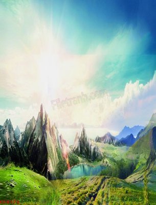 File in ấn File tranh dán tường cà phê nhà hàng CF8172 chuyên nghiệp