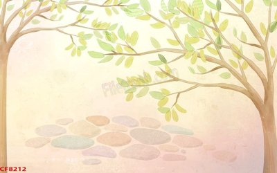 Tải file gốc File tranh dán tường cà phê nhà hàng CF8212 (bản PSD) gốc