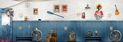 File PSD File tranh dán tường cà phê nhà hàng CF8214 (gốc) cho in quảng cáo