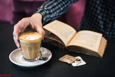 Ảnh gốc file in lụa File tranh dán tường cà phê nhà hàng CF8372 chi tiết