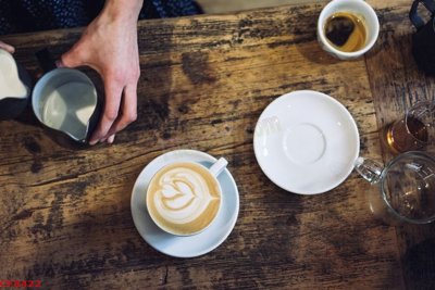 File tranh File tranh dán tường cà phê nhà hàng CF8422 (gốc) chủ đề động vật