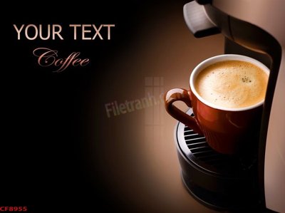 File gốc in ấn File tranh dán tường cà phê nhà hàng CF8955 (sẵn sàng tải về)