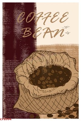 File tranh File tranh dán tường cà phê nhà hàng CF8994 (ảnh gốc) in trần 3D