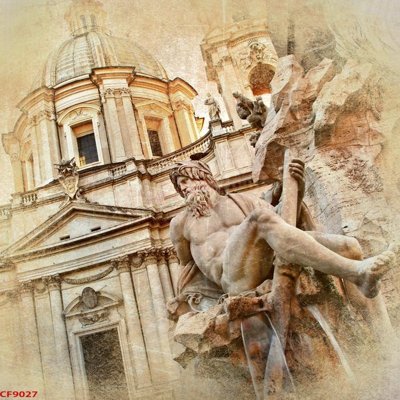 Tải file gốc File tranh dán tường cà phê nhà hàng CF9027 (in khổ lớn) không vỡ