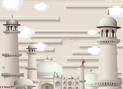 File in lụa File tranh dán tường cà phê nhà hàng CF9061 (tân cổ điển) File tranh dán tường cà phê nhà hàng CF9061