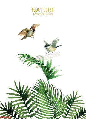 Download file File tranh dán tường cà phê nhà hàng CF9195 (gốc) in mica đèn LED