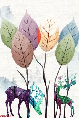 File gốc File tranh dán tường cà phê nhà hàng CF9241 (cho in ấn) từ Filetranh.com