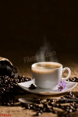 File gốc File tranh dán tường cà phê nhà hàng CF9254 (in 3D) nghệ thuật