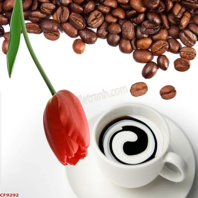 Tải file File tranh dán tường cà phê nhà hàng CF9292 (ảnh gốc) in gạch men