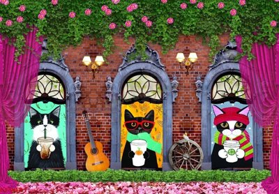 File in ấn cao cấp File tranh dán tường cà phê nhà hàng CF9421 (file gốc)