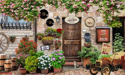 Tải file tranh File tranh dán tường cà phê nhà hàng CF9504 (gốc) tại Filetranh.com