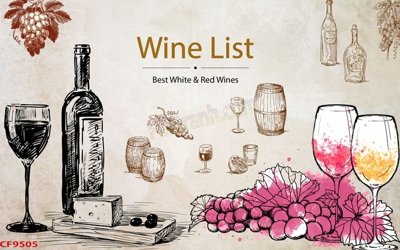 File gốc File tranh dán tường cà phê nhà hàng CF9505 (trang trí) phòng làm việc