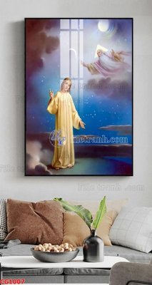 File tranh in tráng gương File gốc tranh công giáo CG1007 (siêu nét)