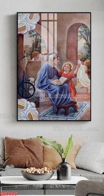 File tranh File gốc tranh công giáo CG1135 (bản gốc) treo phòng ăn