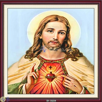 File tranh ảnh gốc File gốc tranh công giáo CG216 dùng cho in khổ lớn