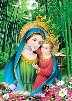 File ảnh File gốc tranh công giáo CG343 (gốc) trang trí khách sạn