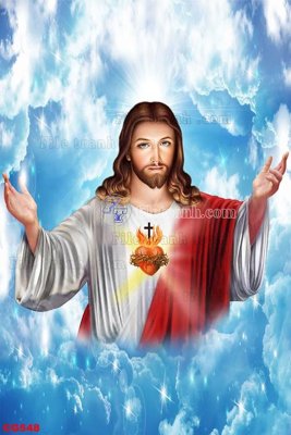 File gốc File gốc tranh công giáo CG548 (in lụa) hoa văn cổ điển