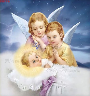 File ảnh File gốc tranh công giáo CG774 (gốc) in PP, decal