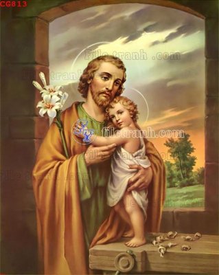 File gốc File gốc tranh công giáo CG813 (in 3D) cho trang trí