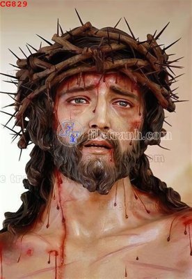 Ảnh gốc File gốc tranh công giáo CG829 (siêu chi tiết) để in ấn