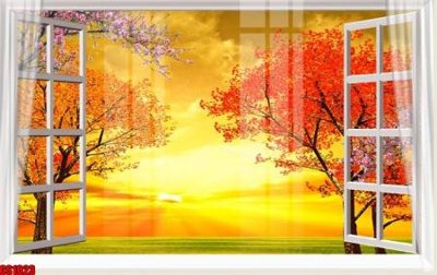 File gốc File tranh gốc cửa sổ 3D CS1023 (dành cho trang trí nội thất)