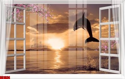 File in ấn cao cấp File tranh gốc cửa sổ 3D CS1024 (file gốc)