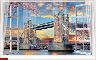 File gốc File tranh gốc cửa sổ 3D CS1056 (in mica) cắt laser