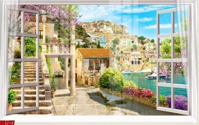 File gốc File tranh gốc cửa sổ 3D CS1127 (in 3D) cho trang trí