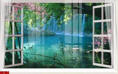 Hình ảnh gốc File tranh gốc cửa sổ 3D CS1164 (để in khổ lớn)