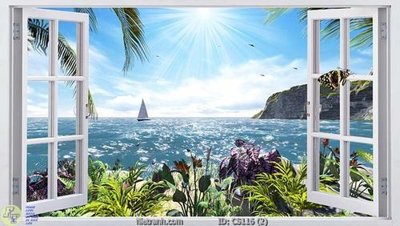 Tải file PSD File gốc cửa sổ 3D CS116 (nguyên layer) để in