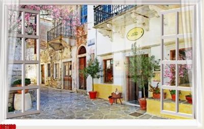 File gốc File tranh gốc cửa sổ 3D CS1190 (PNG) không nền chất lượng