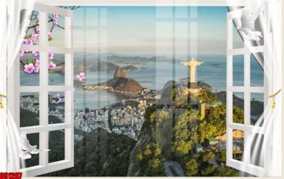 File tranh File tranh gốc cửa sổ 3D CS1267 (bản gốc) trang trí văn phòng