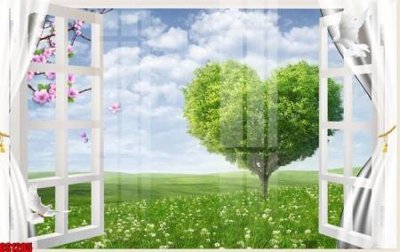 Tải file File tranh gốc cửa sổ 3D CS1285 (ảnh gốc) in tranh kính