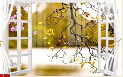 File in trần File tranh gốc cửa sổ 3D CS1288 (bản gốc) 5D