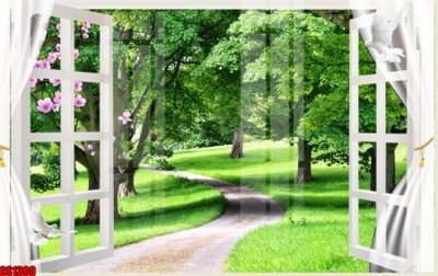 File in ấn chuyên nghiệp File tranh gốc cửa sổ 3D CS1300 (file gốc)