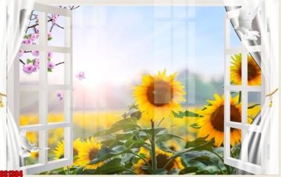 Download file tranh File tranh gốc cửa sổ 3D CS1384 (file gốc PSD)