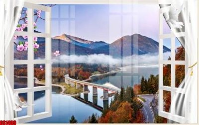 Tải file File tranh gốc cửa sổ 3D CS1409 (PSD) cho in ấn quảng cáo