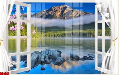 File gốc in ấn File tranh gốc cửa sổ 3D CS1412 (sẵn sàng tải về)