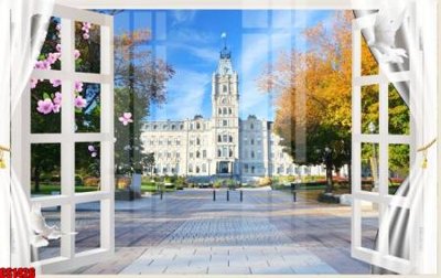 File tranh File tranh gốc cửa sổ 3D CS1426 (gốc) chủ đề trừu tượng