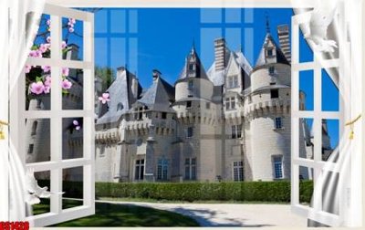 File gốc File tranh gốc cửa sổ 3D CS1428 (in lụa) tranh thuận buồm