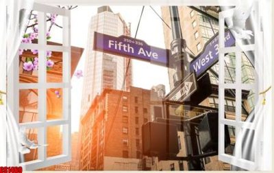 File gốc File tranh gốc cửa sổ 3D CS1469 (cho in ấn) độc quyền