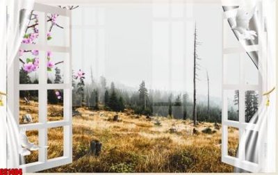 File gốc File tranh gốc cửa sổ 3D CS1484 (Filetranh.com) File tranh gốc cửa sổ 3D CS1484