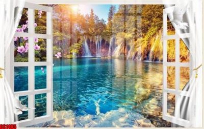 File PSD in ấn File tranh gốc cửa sổ 3D CS1485 (chất lượng cao)