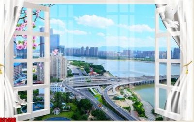 File gốc File tranh gốc cửa sổ 3D CS1496 (in mica) làm quà tặng