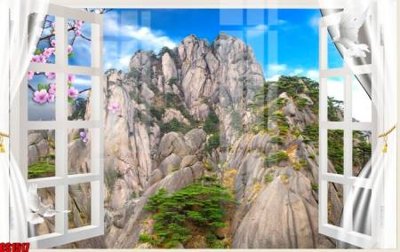 File tranh quảng cáo File tranh gốc cửa sổ 3D CS1517 (file gốc) chuyên nghiệp