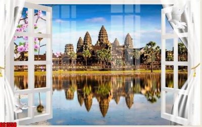 File gốc File tranh gốc cửa sổ 3D CS1558 (in mica) cắt laser