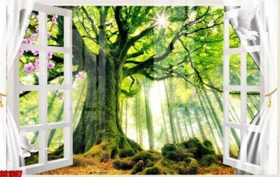 File tranh File tranh gốc cửa sổ 3D CS1607 (file gốc) chuẩn màu in