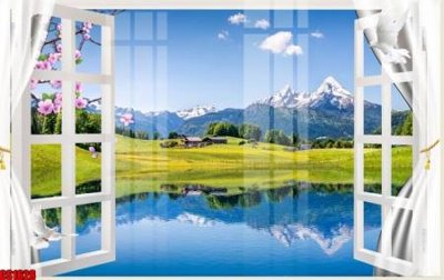 Tải file File tranh gốc cửa sổ 3D CS1628 (ảnh gốc) in tranh kính
