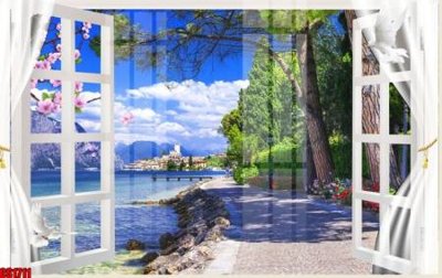 File gốc File tranh gốc cửa sổ 3D CS1711 (cho in ấn) độc quyền