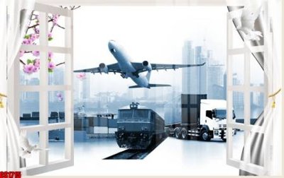 File in mica File tranh gốc cửa sổ 3D CS1715 (bản gốc) làm vách ngăn